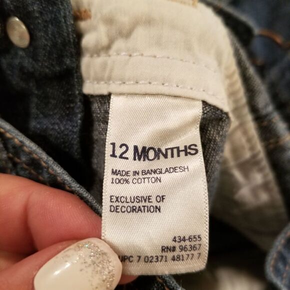 Oshkosh Vestbak Overalls Dress 12M - Picture 7 of 7